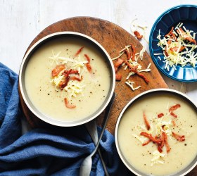 Cauliflower, Leek and Bacon Soup